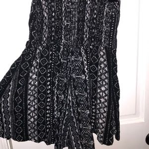 Black and White Mini Romper